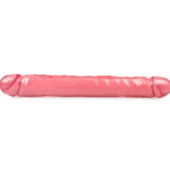 Roze Crystal Jellies dubbele dildo