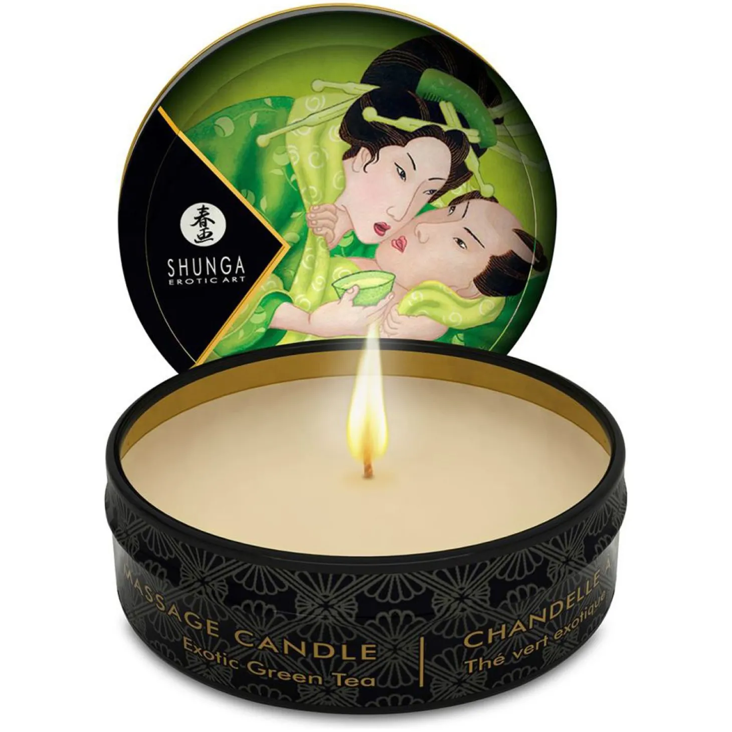Shunga - Massagekaars Zenitude/Exotic Green Tea - 30 ml