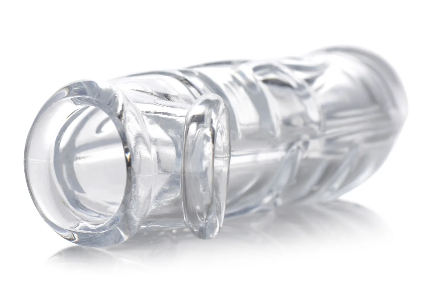 Size Matters - Clear Extender Gebogen Penissleeve