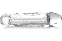 Size Matters - Clear Extender Gebogen Penissleeve