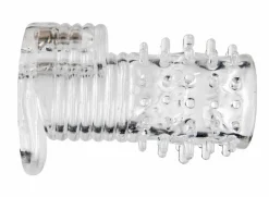 Size Matters - Clear Sensations Vibrerende Penis Sleeve - Transparant