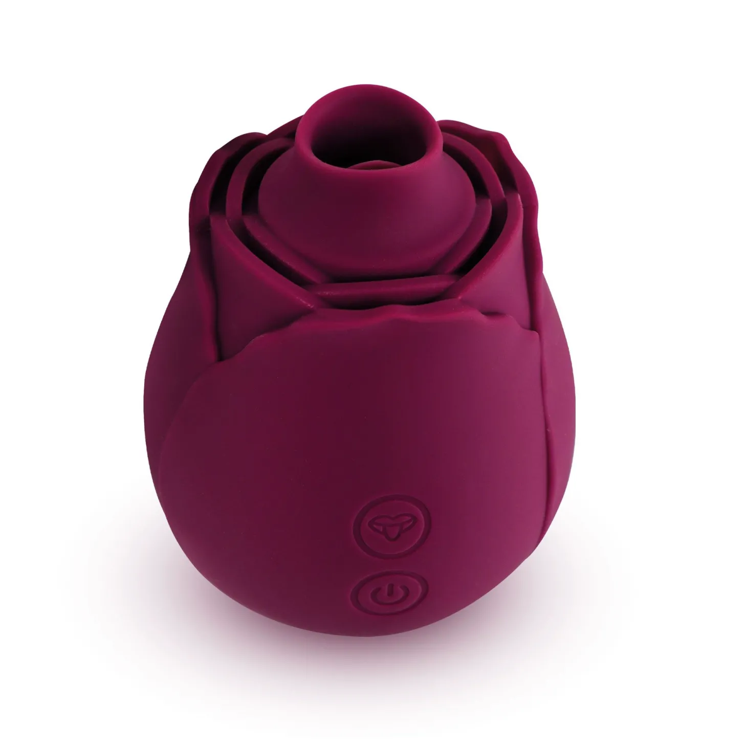 Skins Rose Buddies - The Rose Flutterz Vibrator - Wijnrood