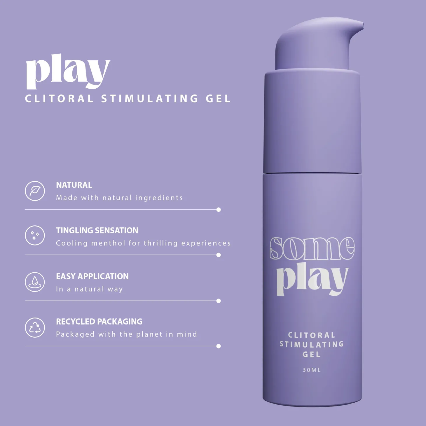 SOME PLAY - Clitorale Stimulerende Gel - 30 ml