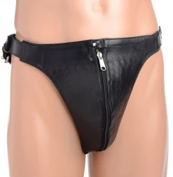 Spiked Leather Kuisheidsgordel Met Spikes