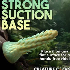 Stegosaurus Spiky Reptiel Dildo - Groen