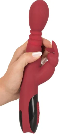 Stotende, Roterende & Verwarmende Rabbit Vibrator