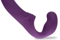 Strapless Strap-On Vibrator - Paars