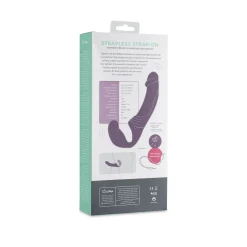 Strapless Strap-On Vibrator - Paars