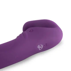 Strapless Strap-On Vibrator - Paars