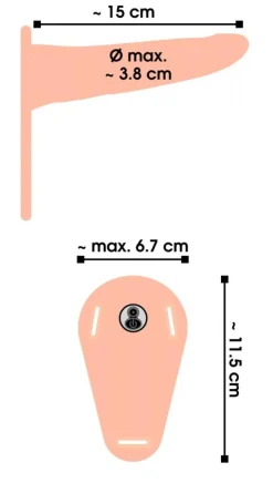 Strap-On Met Vibrerende Dildo