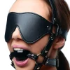 STRICT - Kunstleren Masker Met Ball Gag