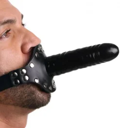 Strict Leather - Dildo mondstuk met riem