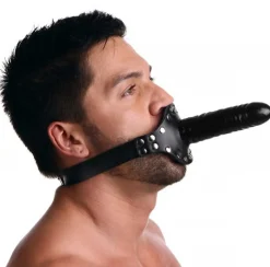 Strict Leather - Dildo mondstuk met riem