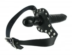 Strict Leather - Dildo mondstuk met riem