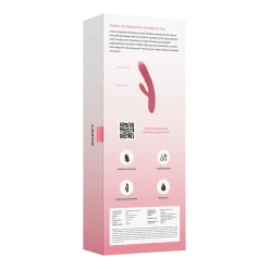 SVAKOM - Avery Thrusting Rabbit Vibrator - Aardbei Roze