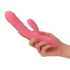 SVAKOM - Avery Thrusting Rabbit Vibrator - Aardbei Roze