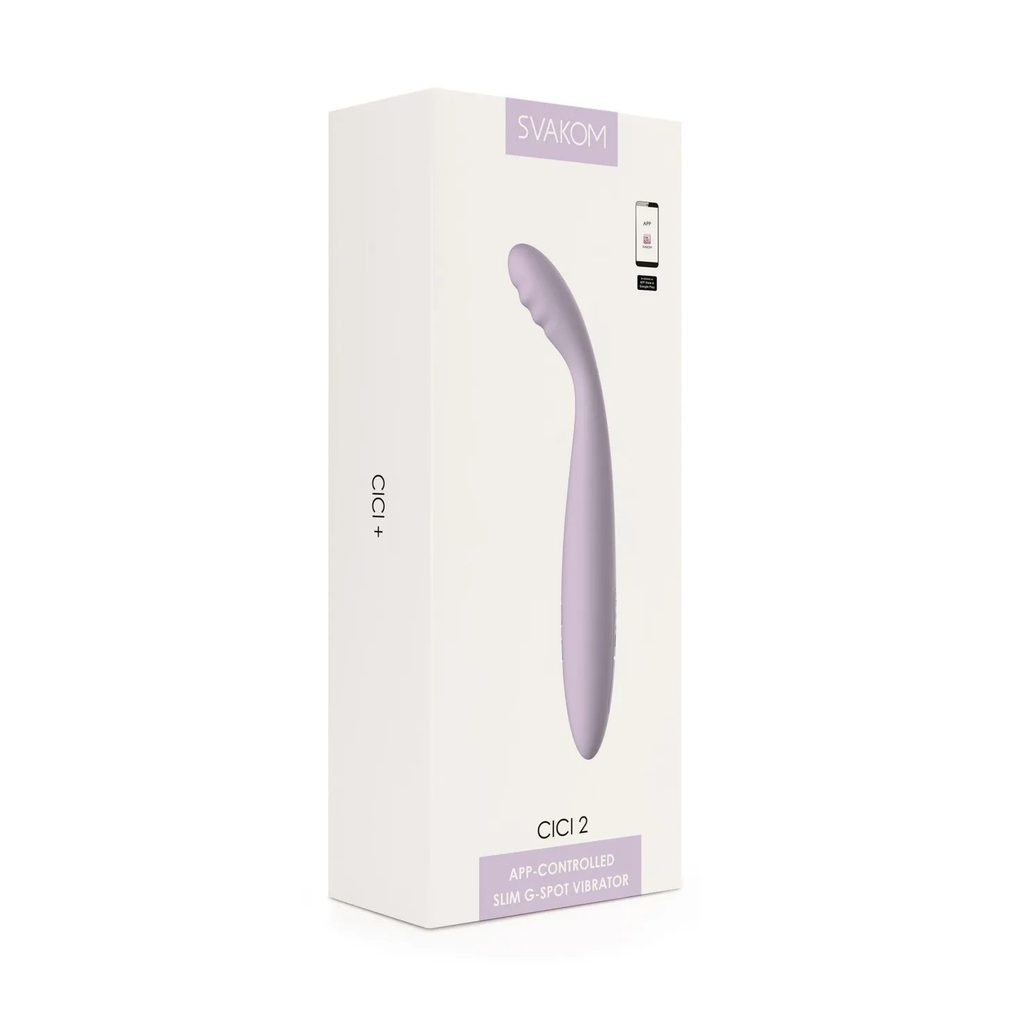 SVAKOM - Cici 2 Flexibele G-spot Vibrator - Lavendel