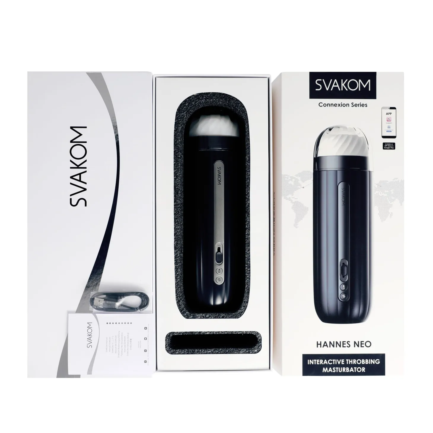 Svakom - Hannes Neo Interactive Masturbator App Controlled