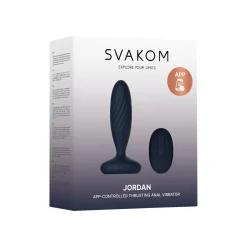 SVAKOM - Jordan Stotende Butt Plug - Blauw