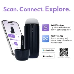 SVAKOM - Sam Neo 2 PRO Interactieve Masturbator - Blauw