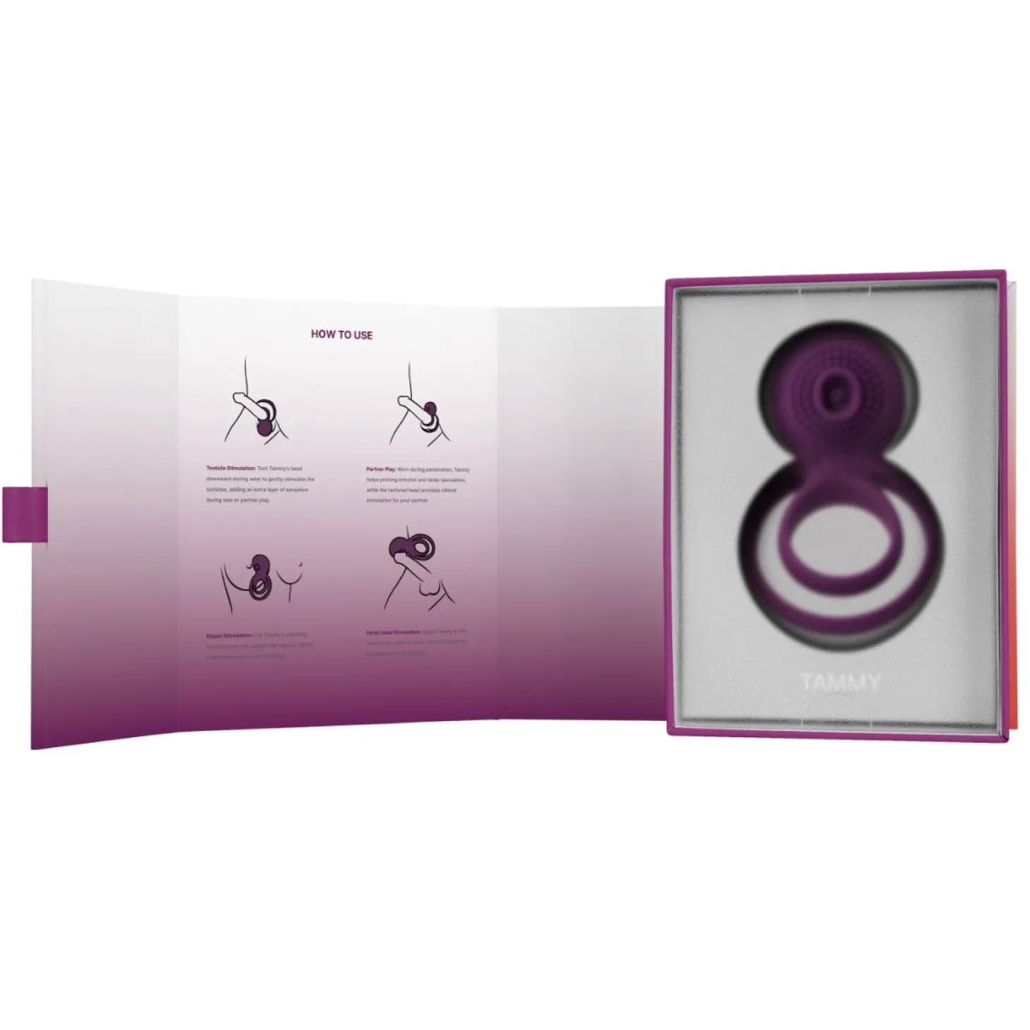 SVAKOM - Tammy Vibrerende Cockring - Violet