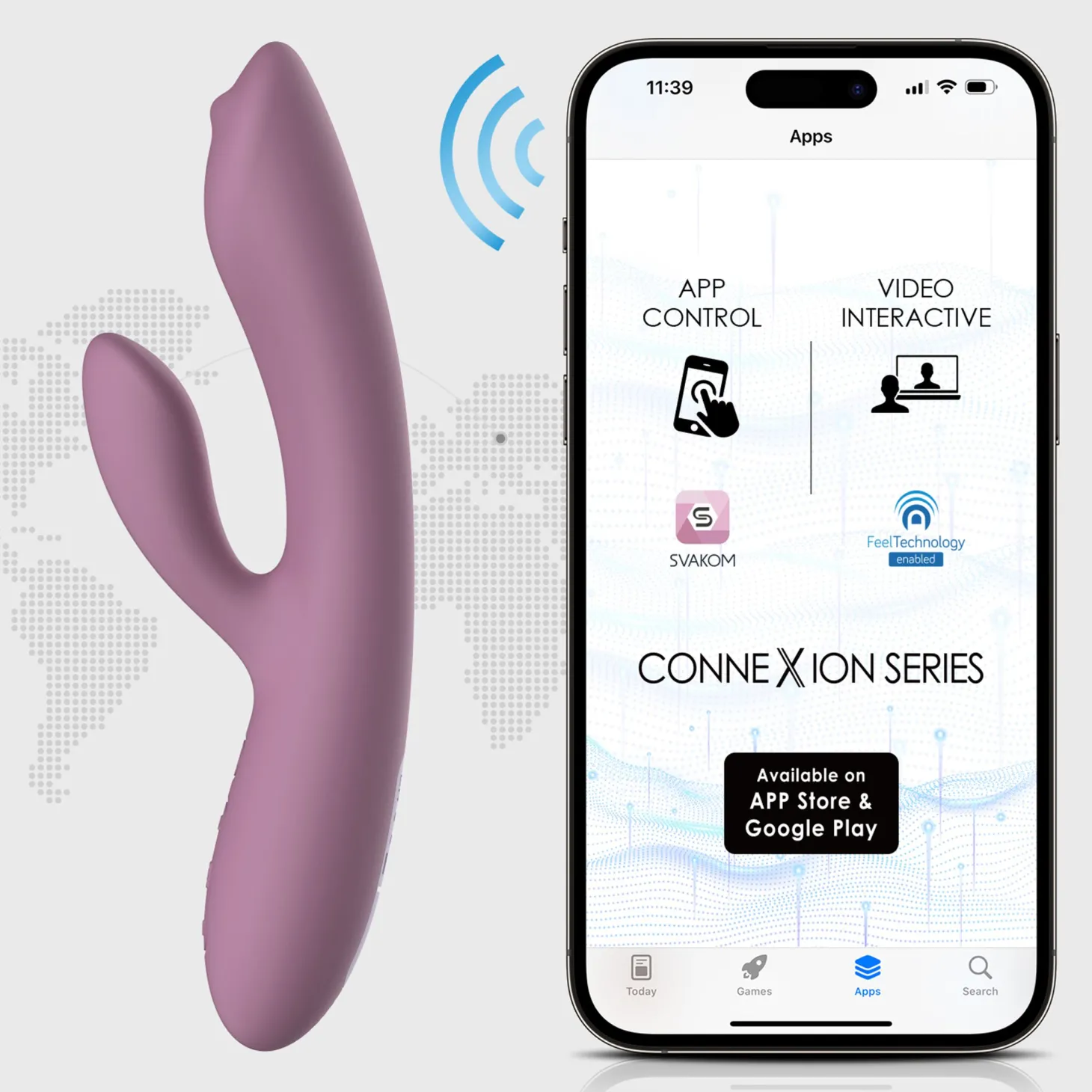SVAKOM - Trysta Neo Rabbit G-spot Vibrator - Roze