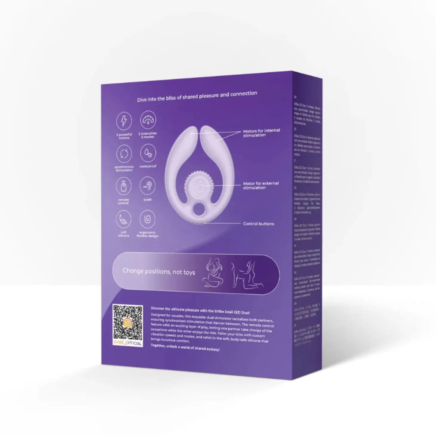 SVibe - GIZI Duo Couples Stimulator - Paars