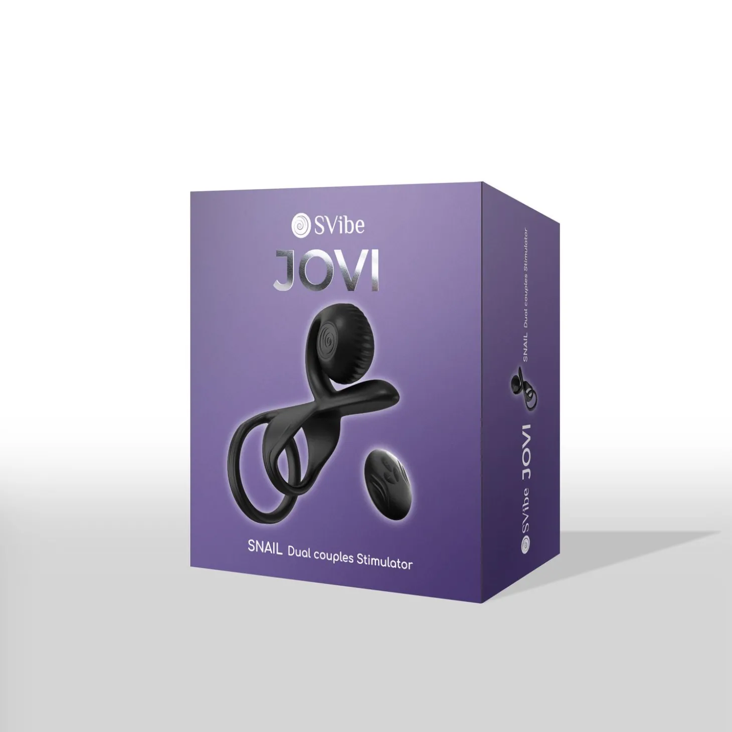 SVibe - Snail JOVI Koppel Ring - Zwart