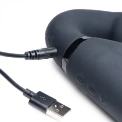 Swirl Vibrerende Strapless Strap-On - Black