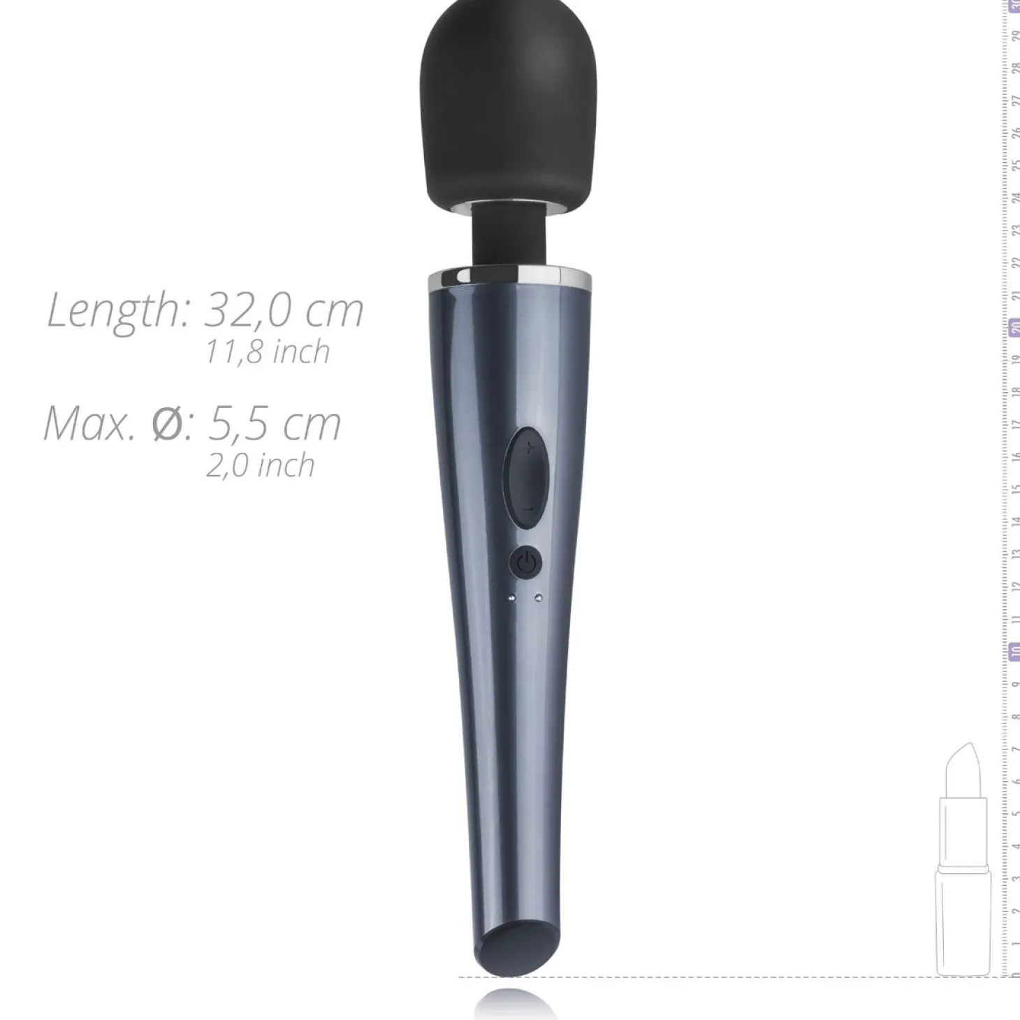 Teazers – Black Lightning Wand Vibrator – Zwart