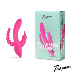 Teazers – Dubbele Rabbit Vibrator – Roze