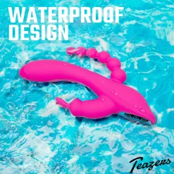 Teazers – Dubbele Rabbit Vibrator – Roze