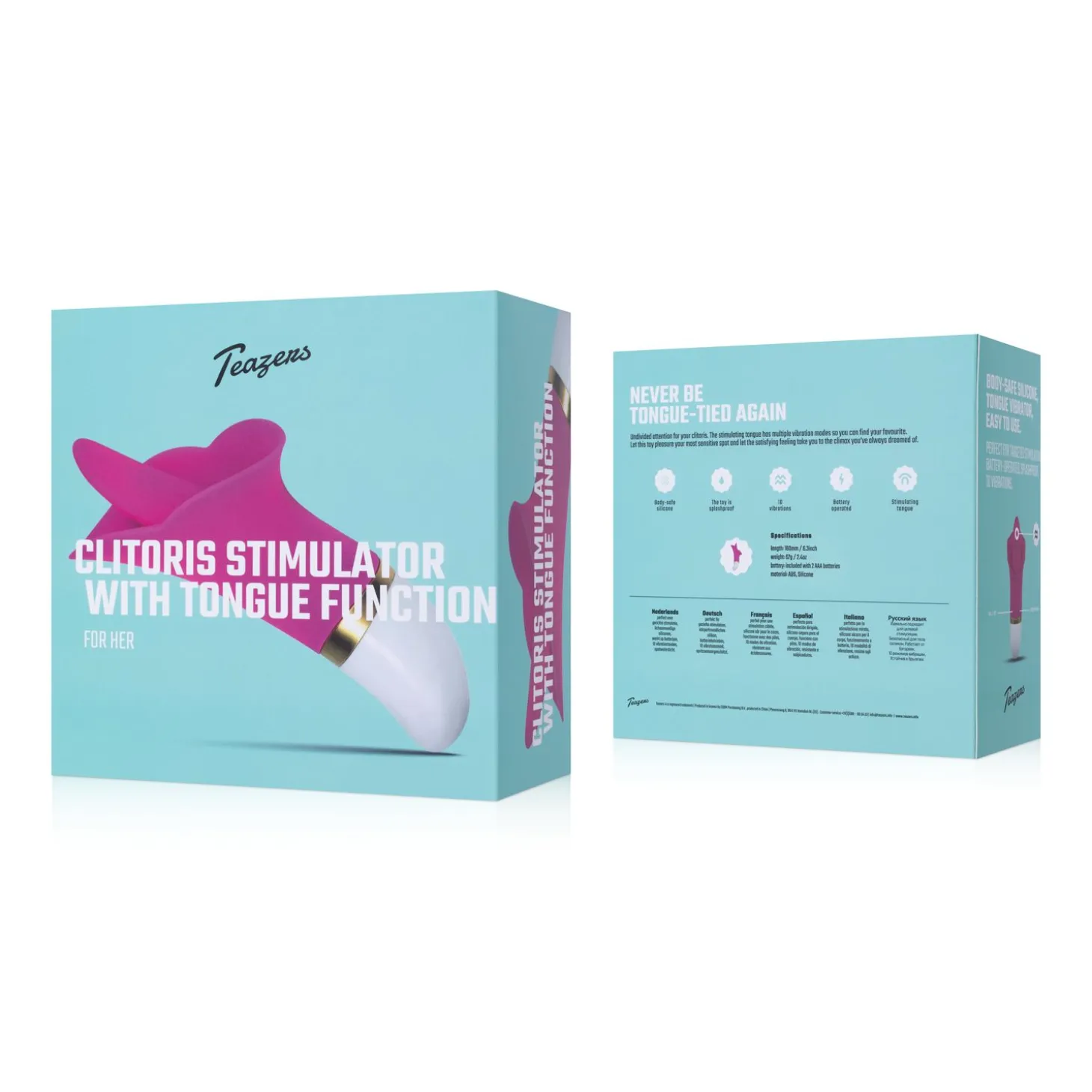 Teazers – Flower Touch Clitoris Vibrator – Roze