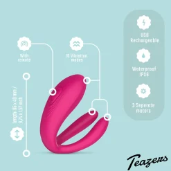 Teazers Koppel vibrator met Afstandsbediening