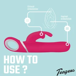 Teazers – Rabbit Vibrator – Roze