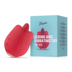 Teazers Roos Vibrator - Likken en Vibreren