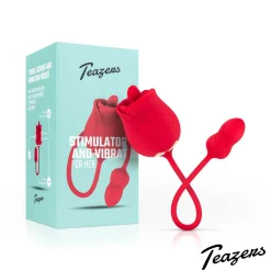 Teazers Rose Vibrator and Clitoris Stimulator