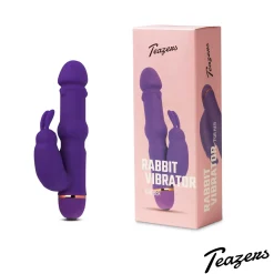 Teazers Siliconen Rabbit Vibrator - Paars