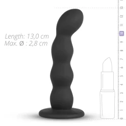 Teazers – Siliconen Strap-On Set – Zwart
