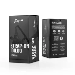 Teazers – Siliconen Strap-On Set – Zwart
