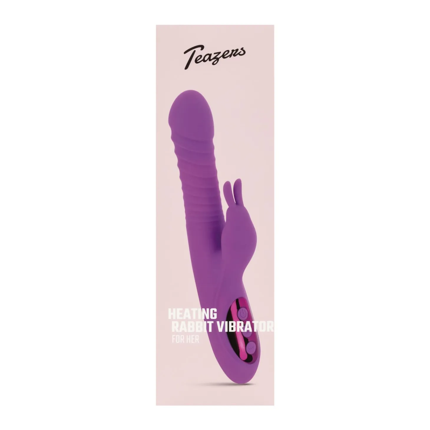 Teazers – Stotende, Verwarmende Rabbit Vibrator – Paars
