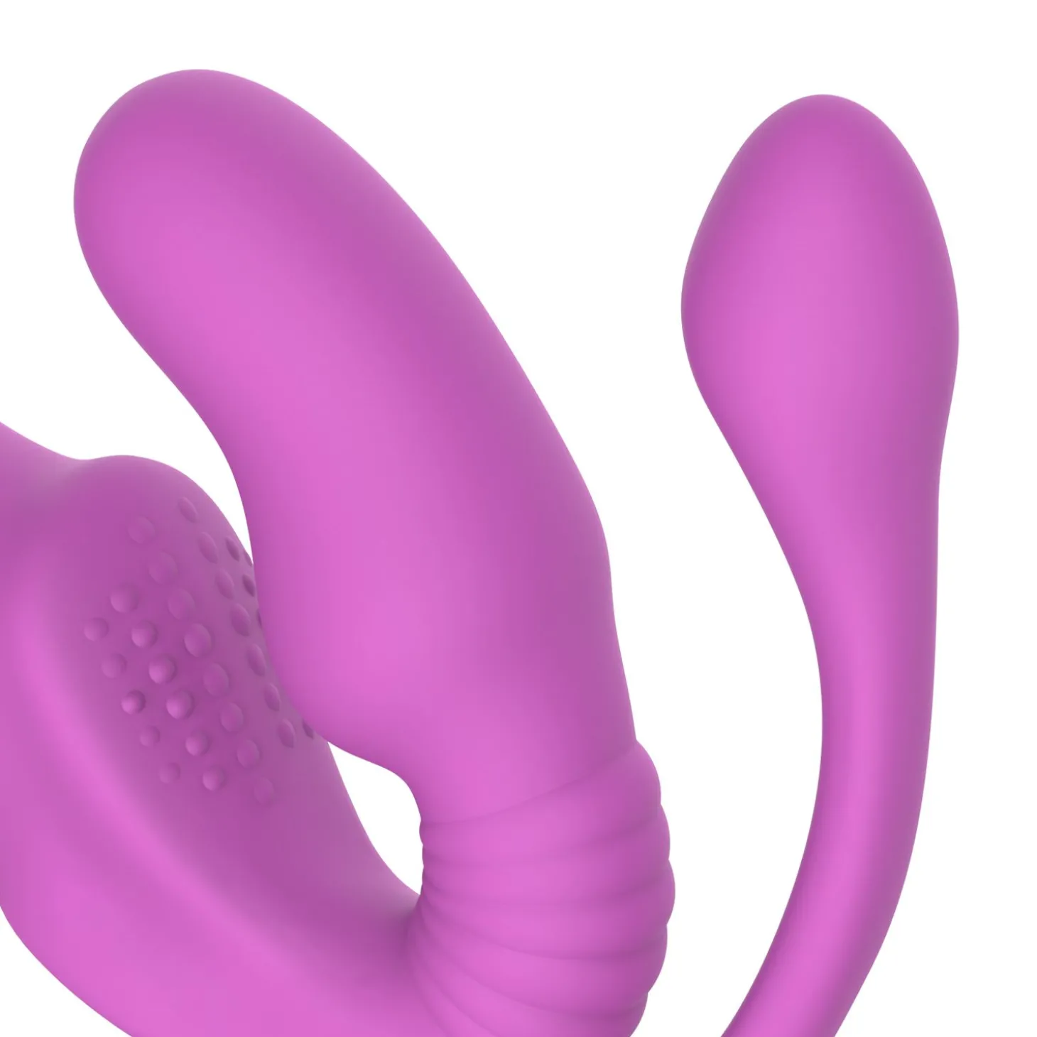 Teazers – Strapless Strap-On met Anaal Plug – Pink