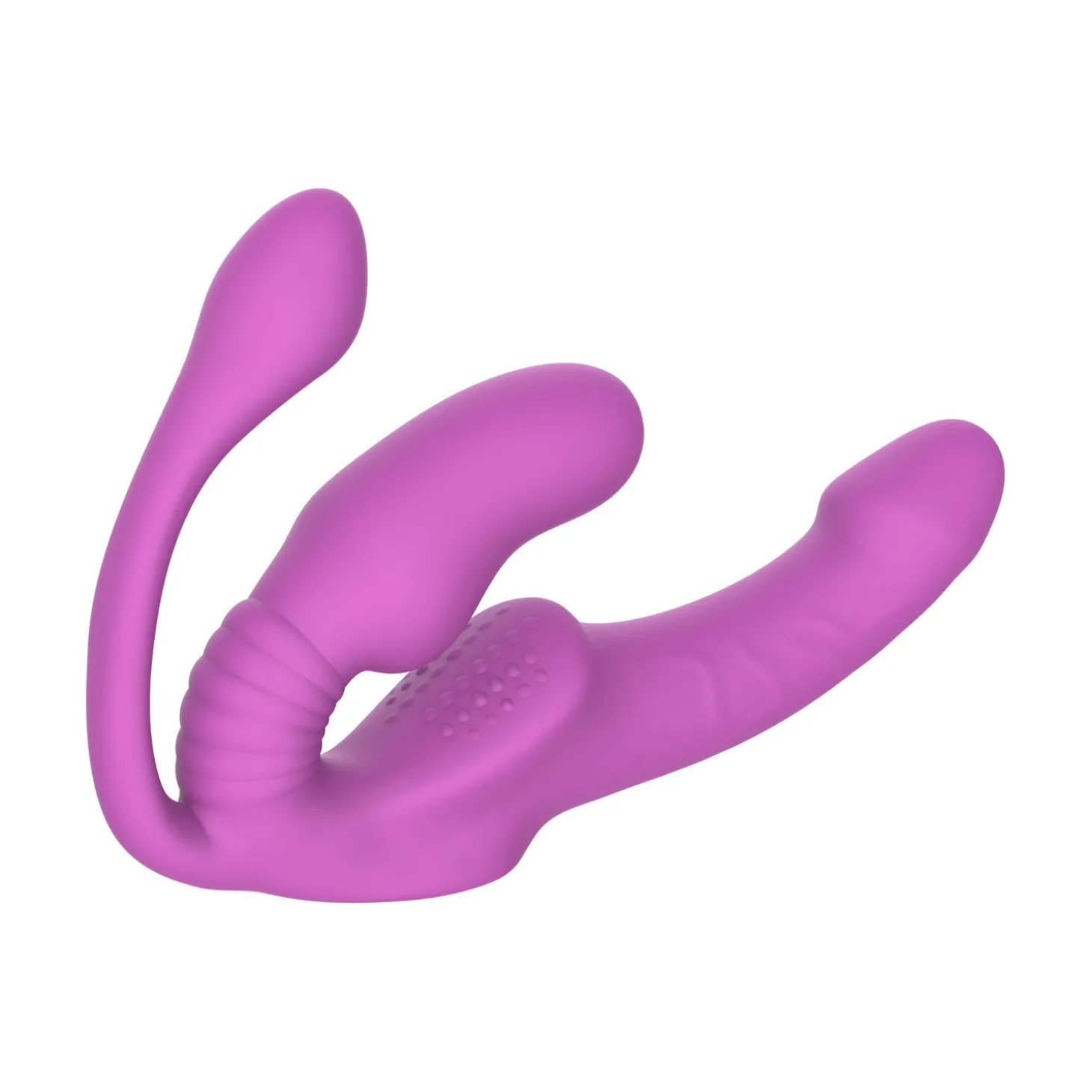 Teazers – Strapless Strap-On met Anaal Plug – Pink