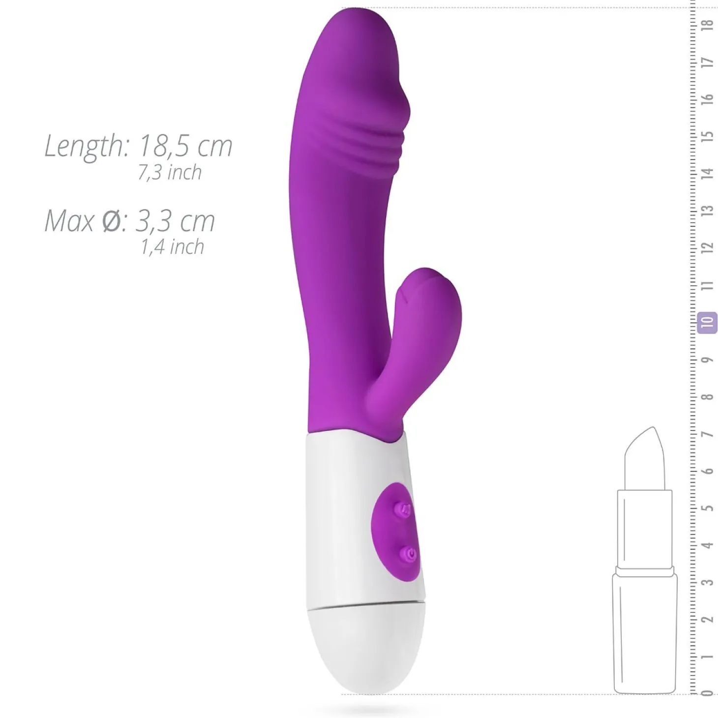 Teazers – Tarzanbocht Vibrator – Paars
