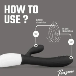 Teazers Tarzan Vibrator - Zwart