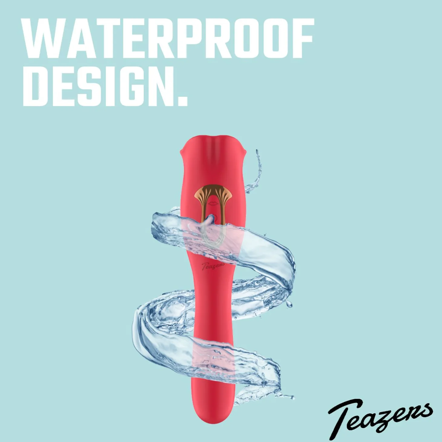Teazers Vibrator met Likkende Clitoris Stimulator