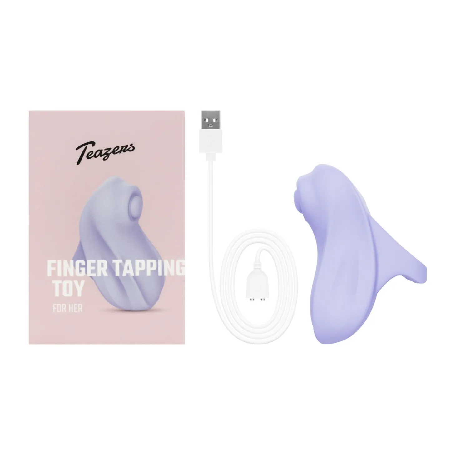 Teazers - Vinger Vibrator Tikkende Stimulator - Paars