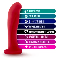 Temptasia - Jezebel Dildo - Crimson