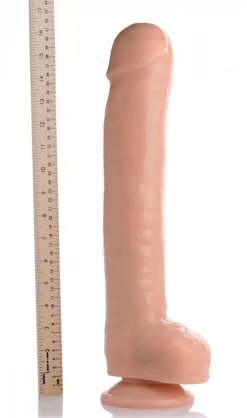 The Destroyer Realistische XXL Dildo Met Balzak - 32 cm