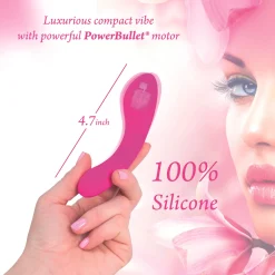 The Mini Swan Wand Vibrator - Roze